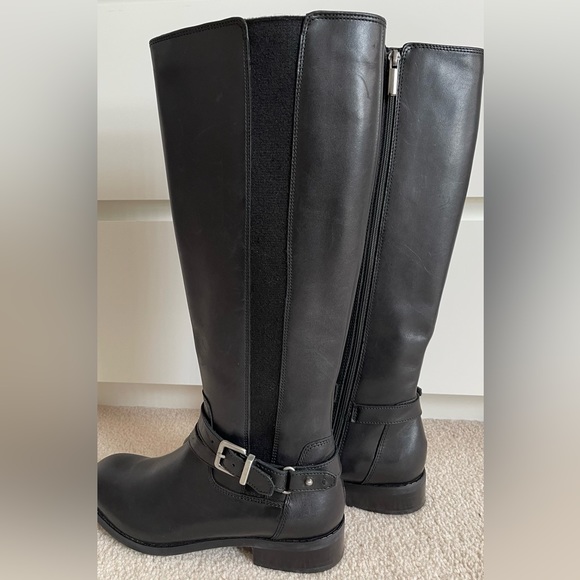 CLARKS PITA VIENNA TALL LEATHER RIDING BOOTS - Picture 9 of 16